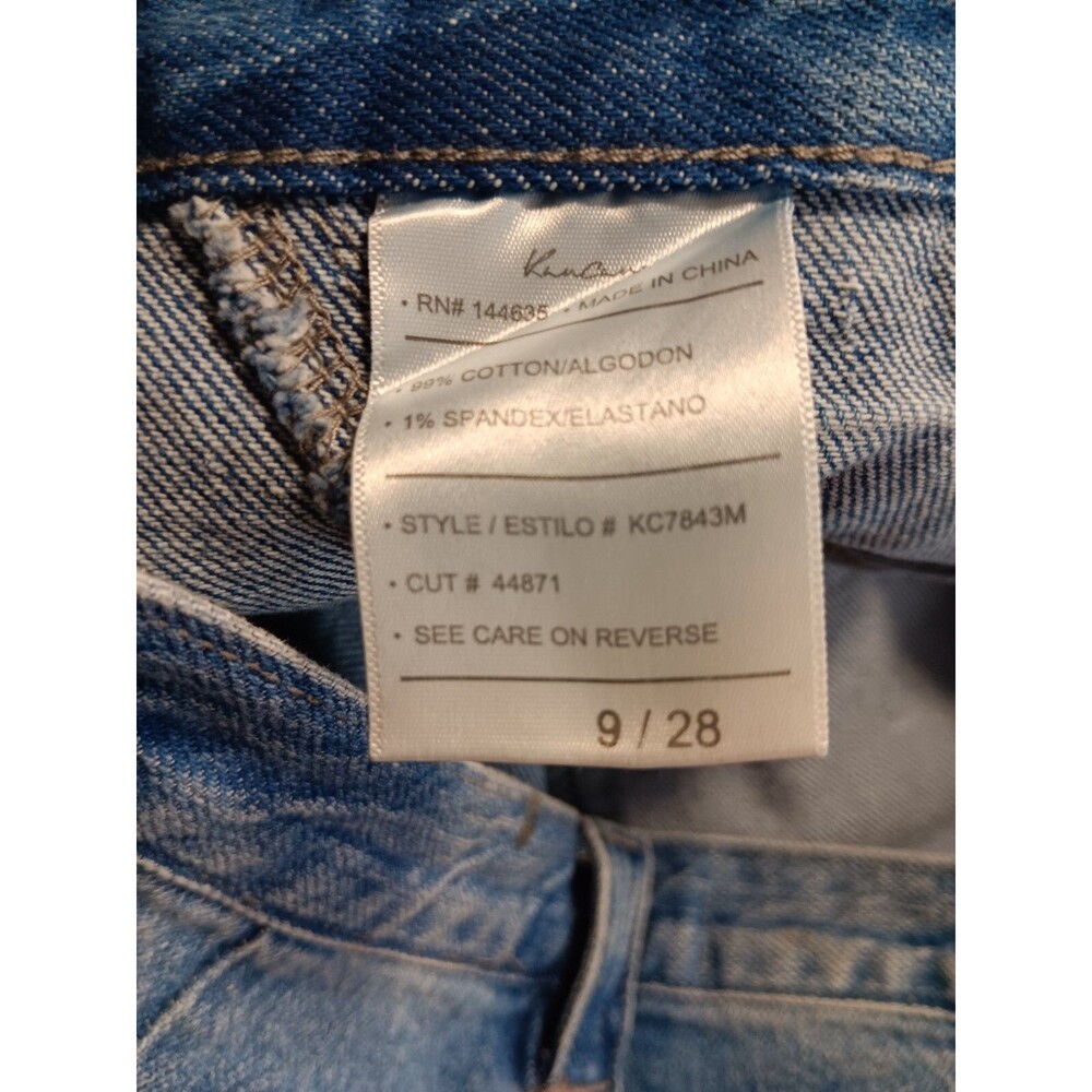 KanCan Cargo Jeans Women's Size 9/28 Estilo Straight Leg Pockets Denim Utility - Picture 8 of 8